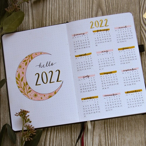 Custom Bullet Journal Etsy