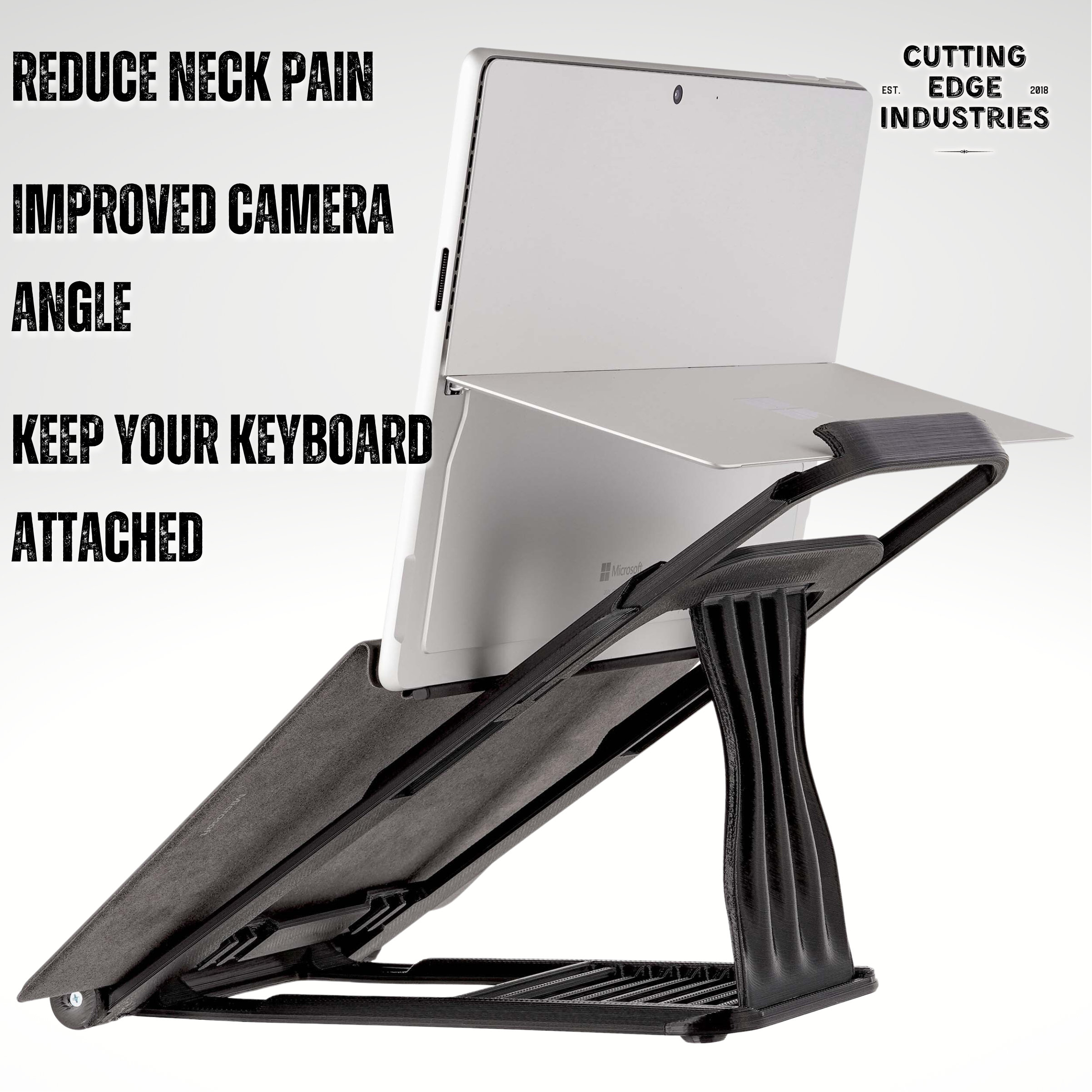 Super Surface Stand Lift Your Surface With Keyboard Attached Surface