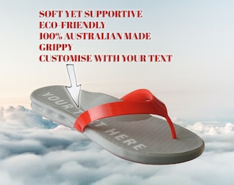 Customised Thongs/Flips Flops with Arch Support