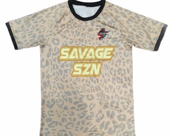 Savage SZN Leopard Print Soccer Jerseys