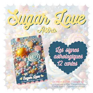 Carte ASTRO Sugar Love (12 carte + sacchetto)