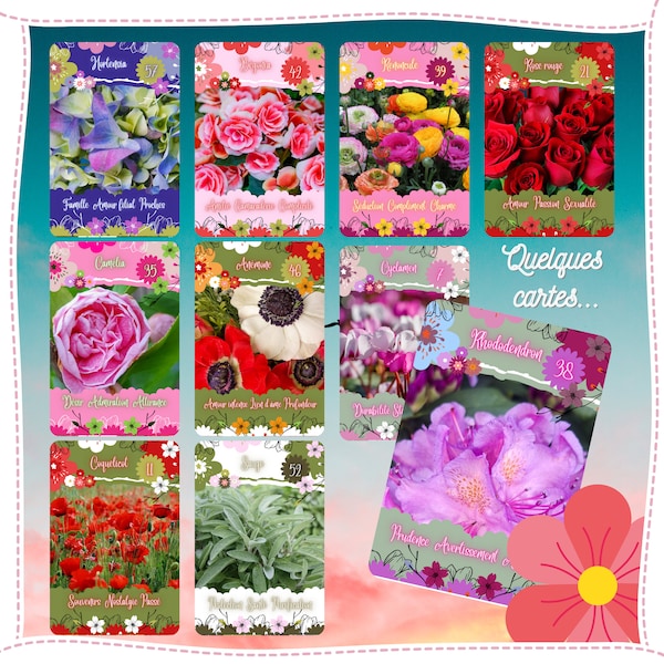 Oracle FLOWER LOVERS (60 cartes + sachet + code de téléchargement du guide pdf)