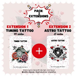 PACK 2 Oracles "Timing Tattoo" + "Astro Tattoo"