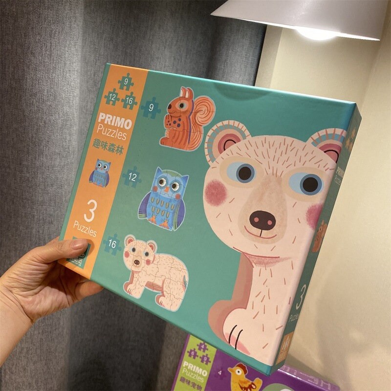 jigsaw puzzles childrens educational puzzles color etsy