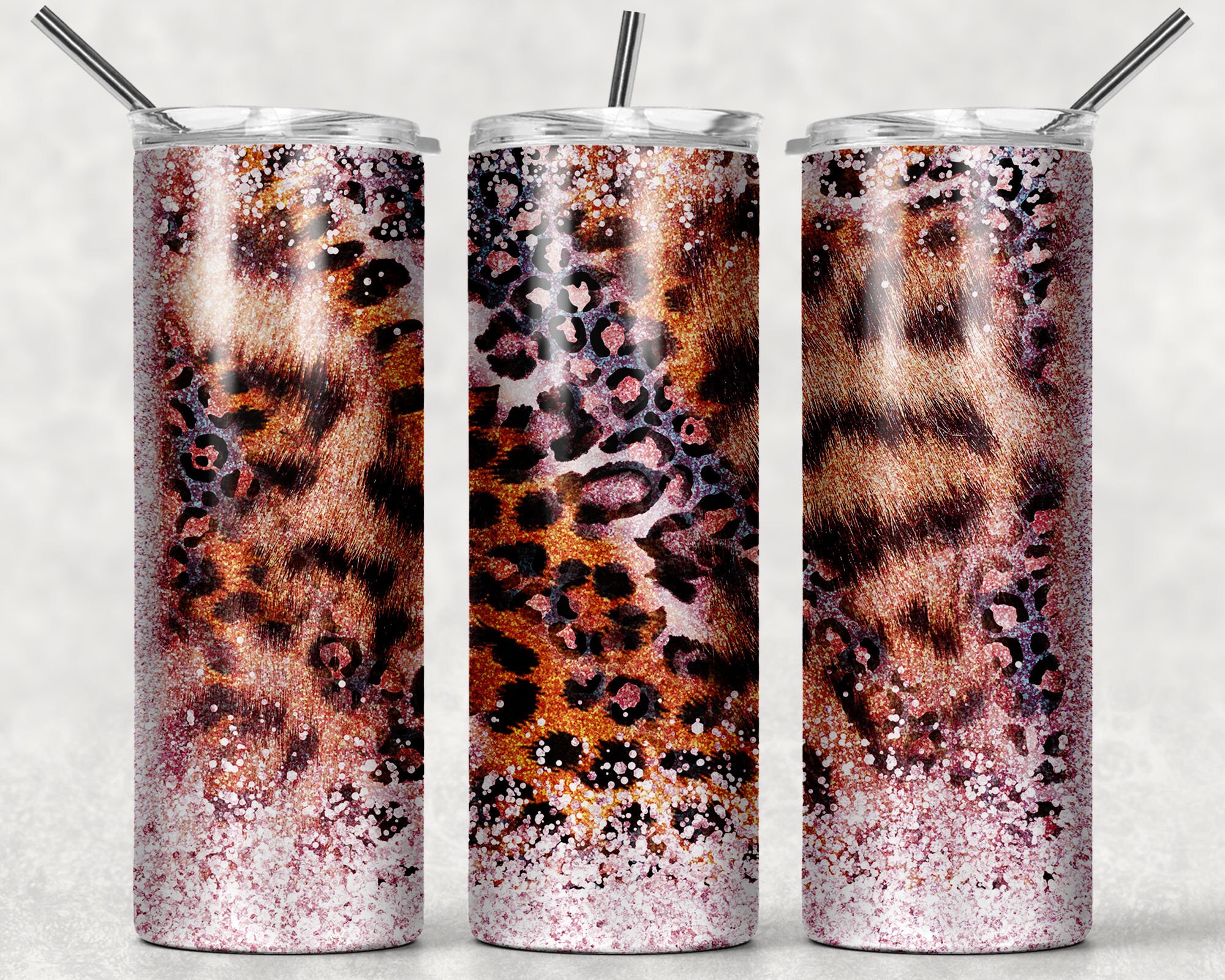 Papercraft Sublimation Tumblers PNG 20oz Skinny Tumbler Template ...