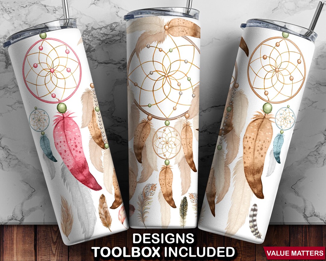 Dream Catcher Tumbler Wrap MATCHING DESIGN TOOLBOX for Self Etsy