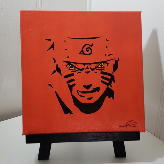 Acrylic Anime Painting Hand Made Anime Painting Finished With Etsy