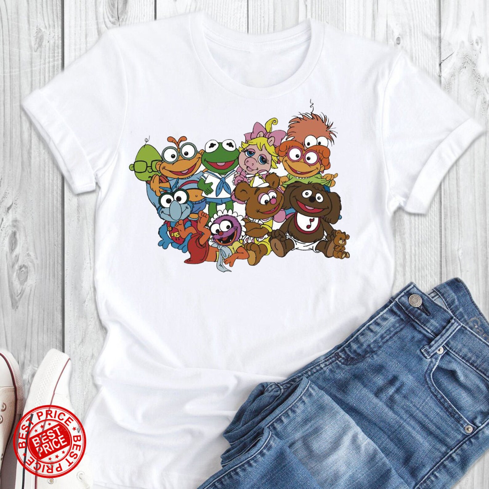 Muppet Babies Character Shirt 80s Cartoon Shirt Jim Hensons Etsy