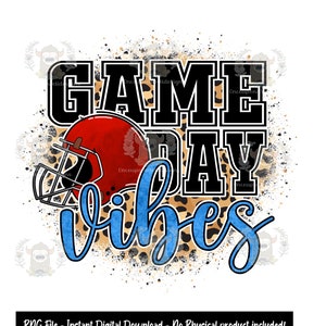 Sublimation Print Transfer, Tshirt Design, Ready to press, diy transfer, football, game day vibes, football mom, football mama, sports