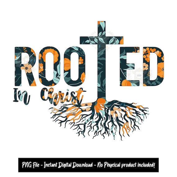 Rooted In Christ Floral Tee Rooted In Christ Floral Tee