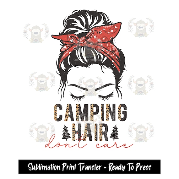 Camping Life SUBLIMATION TRANSFERS Ready To Press