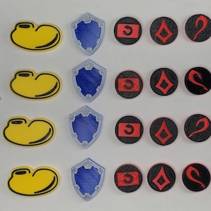 Lorcana Damage and Reminder Tokens