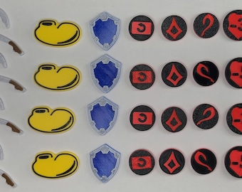Lorcana Damage and Reminder Tokens