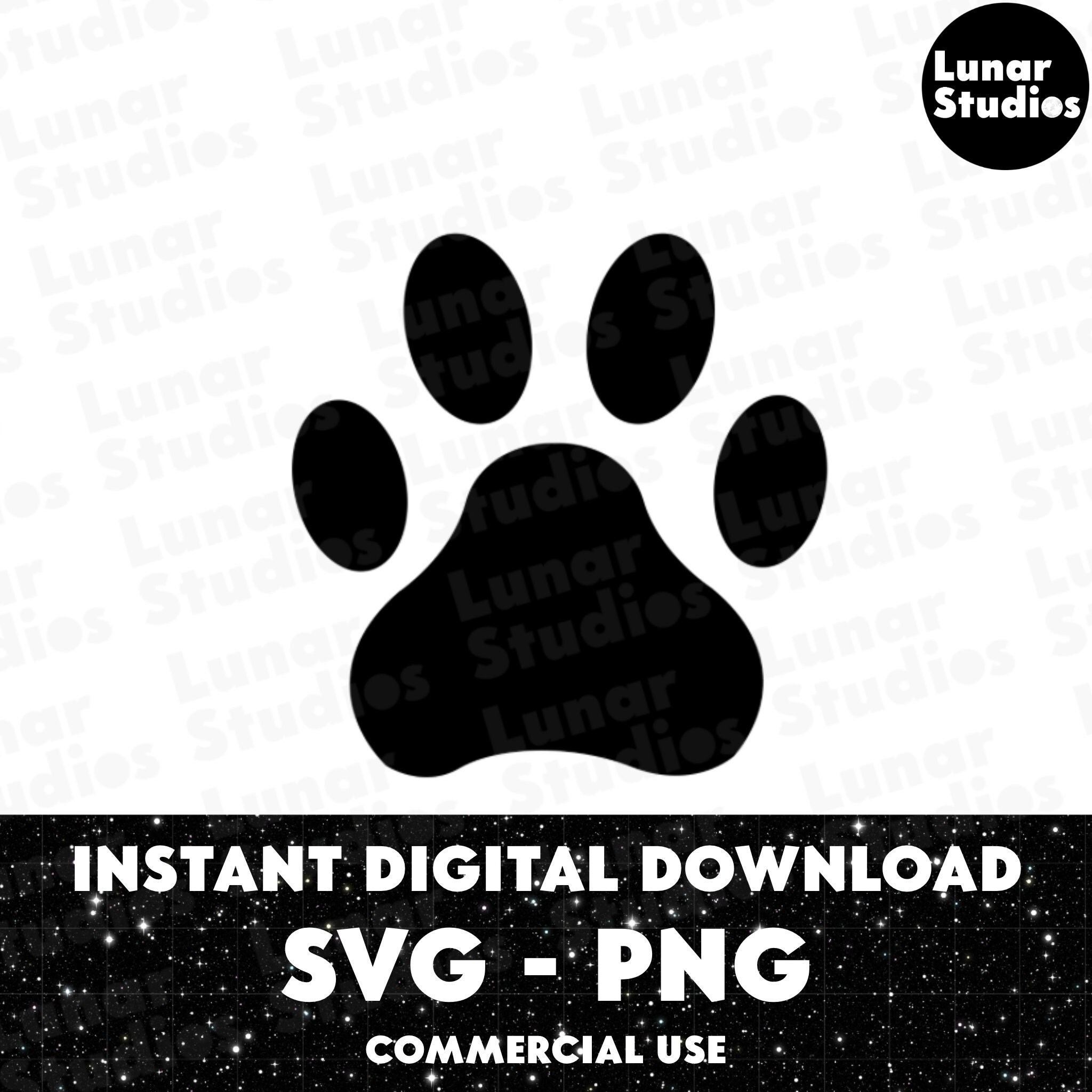 Dog Paw SVG Animal Paw SVG Dog Foot Print Svg Png Etsy