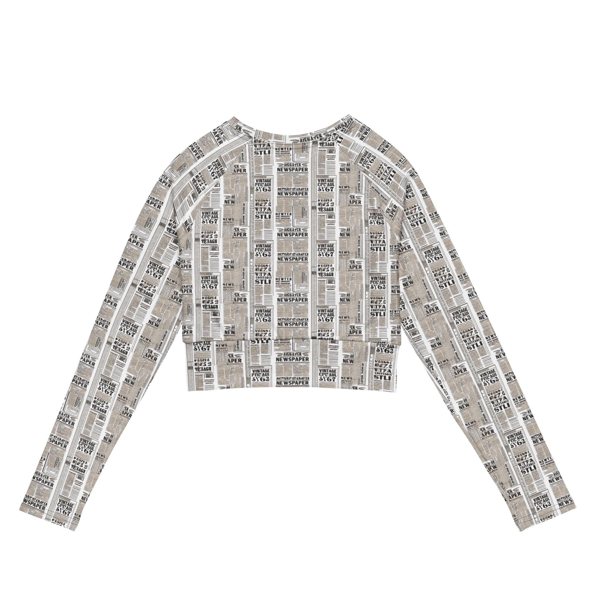 Newspaper Crop Top - Etsy Newspaper Crop Top - Etsy
