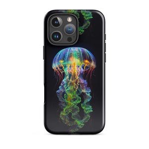 Vibrant Jellyfish iPhone Case – Tough, Shockproof & Durable Ocean Design Cover