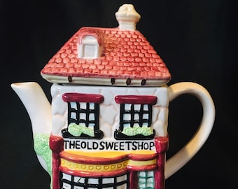 Vintage Whimsical Teapot - Collectible Novelty Teapot - Unique Tea Pot for Decor