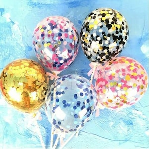 45 90cm Giant Jumbo Confetti Balloon Foil Latex Balloons Birthday Wedding AU
