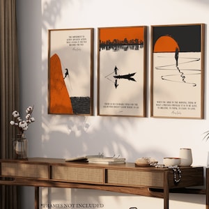 Introducing a captivating product, a Stoic set of 3 beautifully prints on Stoicism and Stoic wisdom, featuring famous quotes by Marcus Aurelius and Seneca, accompanied by modern and exquisite illustrations that resonate with these timeless words.