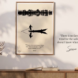 Each wall art showcases a quote from the likes of roman Marcus Aurelius and stoic Seneca with their stoic teachings on resilience, virtue. These stoic quotes serve as daily reminders to embrace life challenges and cultivate inner strength.