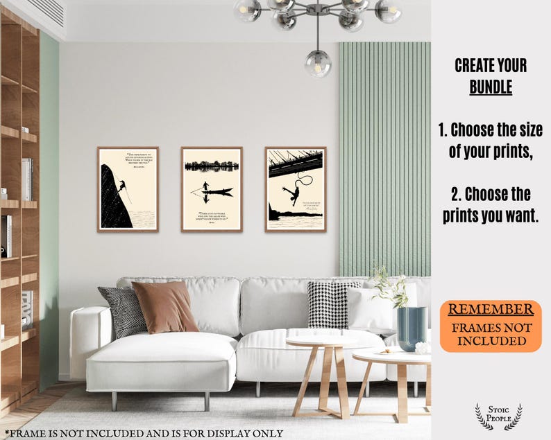 This motivational poster is a positivity gift to overcome difficulties, a Marcus Aurelius quote gift to live with determination, a nice gift for entrepreneurs who want to keep dreaming, a perfect art gift for Stoic lovers, teachers, philosophers
