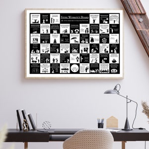 Guided Workout on Stoicism Philosophy, Stoic Routine Chart, Mental Health Wellness, Meaning of Stoicism with Stoic Exercises Monthly Poster, Main Stoic Attributes in Daily Stoicism Challenge, Principal Stoic Teachings Board