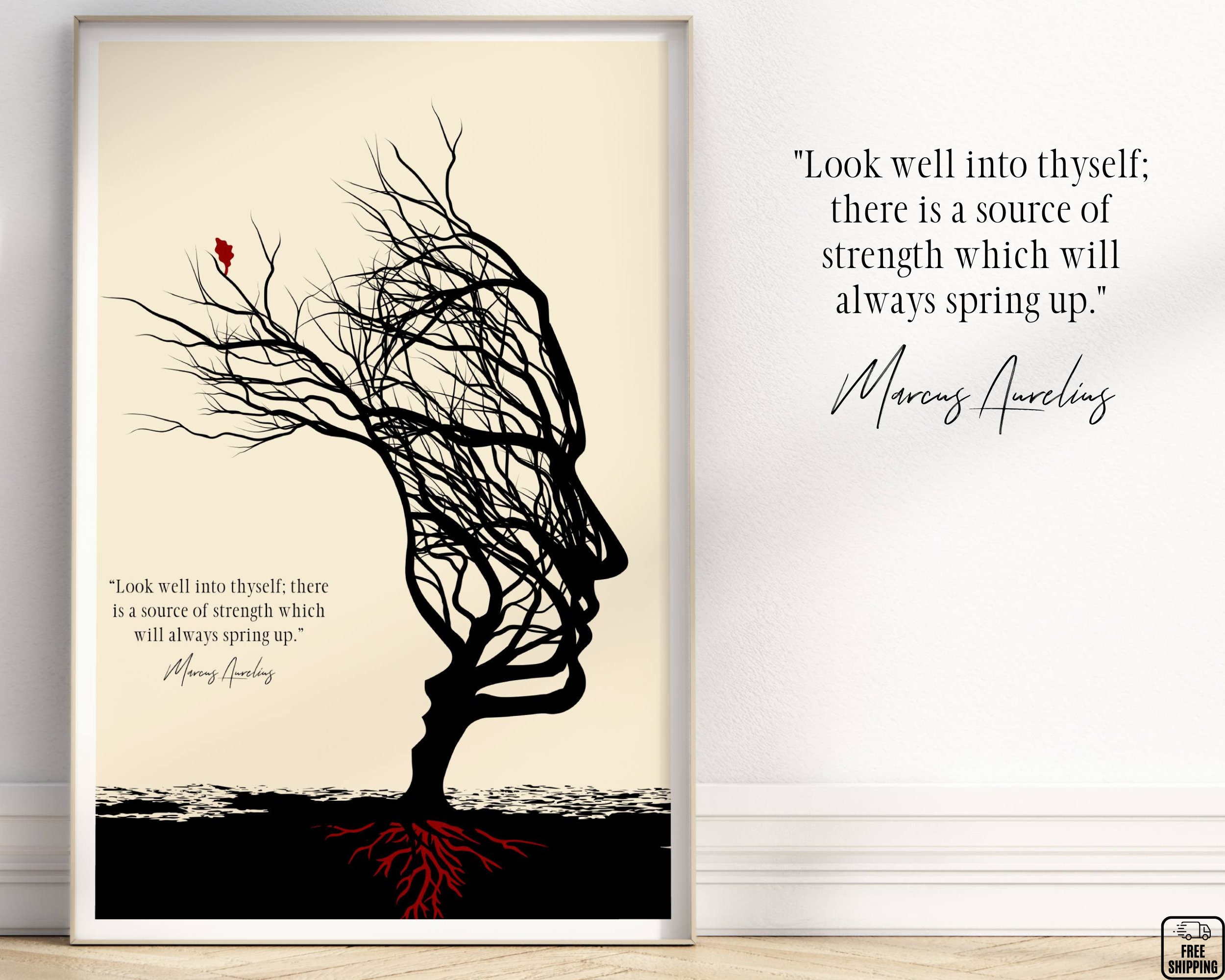 Marc Aurel Zitat Print: Stoische Philosophie Wandkunst - Etsy Schweiz, image size:2500x2000