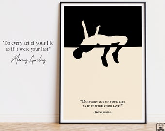 Marcus Aurelius Quote Art Print: Stoic Philosophy Wall Decor