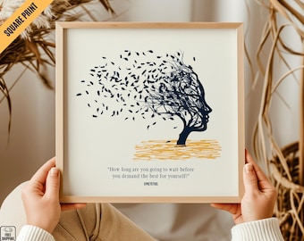 Epictetus Quote Print: Stoic Philosophy Wall Art