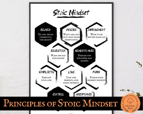 Modern Stoic Principles Stoicism Rules Daily Stoic Wisdom Etsy UK Modern Stoic Principles Stoicism Rules Daily Stoic Wisdom Etsy UK