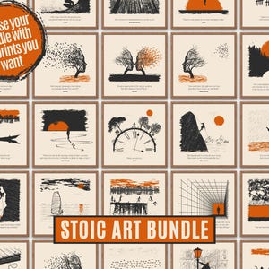 Stoic Quote Art Print Set: Marcus Aurelius, Seneca, Epictetus