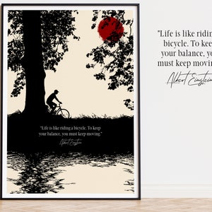 Albert Einstein Quote Art Inspirational Quote for Entrepreneur Quote from Albert Einstein Stoic Illustration Office Wall Art Classroom Decor