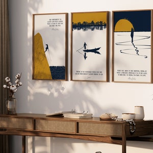 Complementing the profound words are the stunning and original illustrations that adorn each wall poster. Created with a modern touch, these visually captivating artworks effortlessly merge the ancient wisdom of Stoicism with contemporary aesthetics.