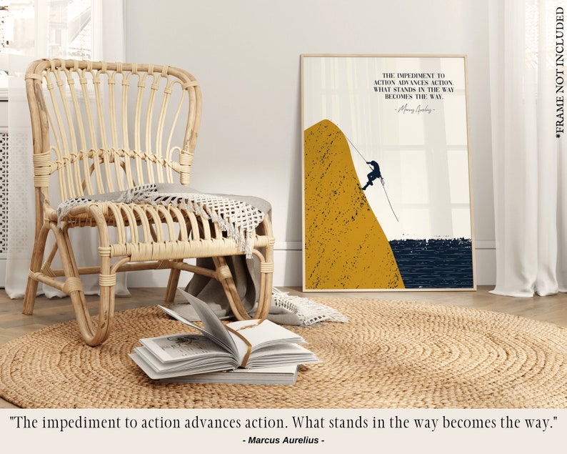 Marcus Aurelius, a Stoic philosopher-emperor, teaches that obstacles in life serve to propel us forward. By embracing challenges, we transform them into opportunities for growth and progress. This mindset underscores the Stoic principle of acceptance