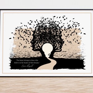 Eleanor Roosevelt Quote Art Print: Inspirational Feminist Icon