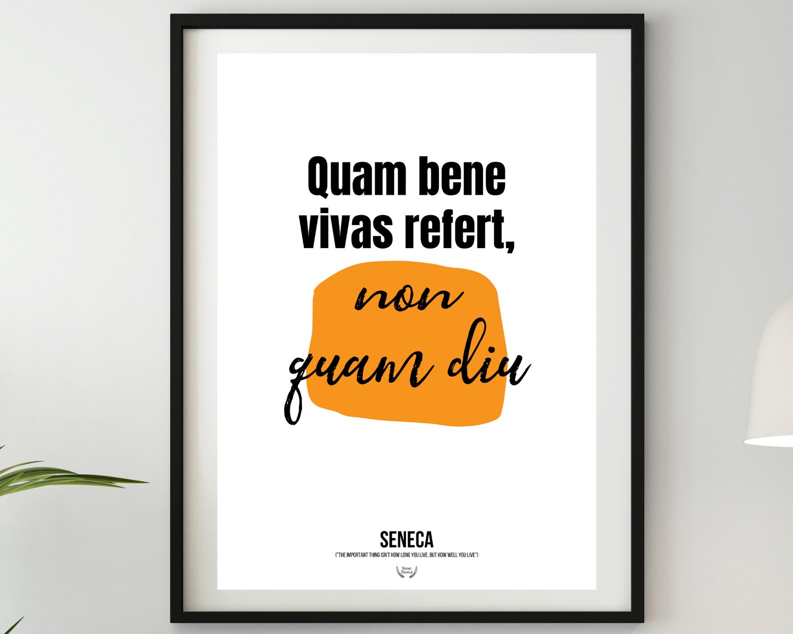 Poster Latin Quote Wall Decor Latin Phrase Wall Art Latin Etsy