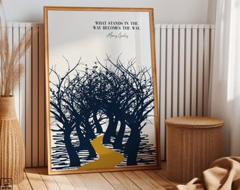 Marcus Aurelius Quote Print: Stoic Philosophy Wall Art