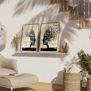 Complementing the profound words are the stunning and original illustrations that adorn each wall poster. Created with a modern touch, these visually captivating artworks effortlessly merge the ancient wisdom of Stoicism with contemporary aesthetics.