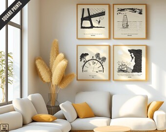Stoic Quotes Wall Art Prints: Seneca, Marcus Aurelius, Ryan Holiday Set