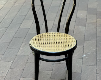 TheBlackThonet - original thonet chair (seat restored with original stitching process) - late 19th century.
