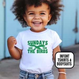 Infant Philadelphia Football Apparel, Baby Boys & Girls Bodysuits, Tees, Gift For Sports Fan, Kids Game Day Outfit, Retro Sundays