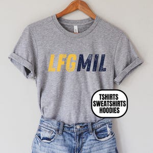 Distressed Milwaukee Baseball Unisex Apparel, Mens & Womens T-shirts Crewneck Sweatshirts Hoodies, Sports Fan Gift, Game Day Outfit, LFGMIL
