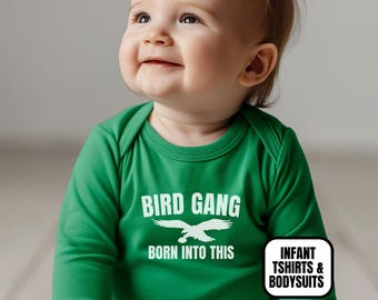 Infant Philadelphia Football Shirt Bodysuit, Baby Shower Gift for Newborn, Game Day Apparel, Boys & Girls Sports Gear
