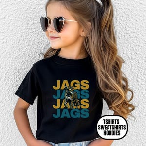 Youth Jacksonville Football Apparel, Boys & Girls Shirts, Crewneck Sweatshirt, Hoodie, Gift For Sports Fan, Kids Game Day Gear, Jags Echo