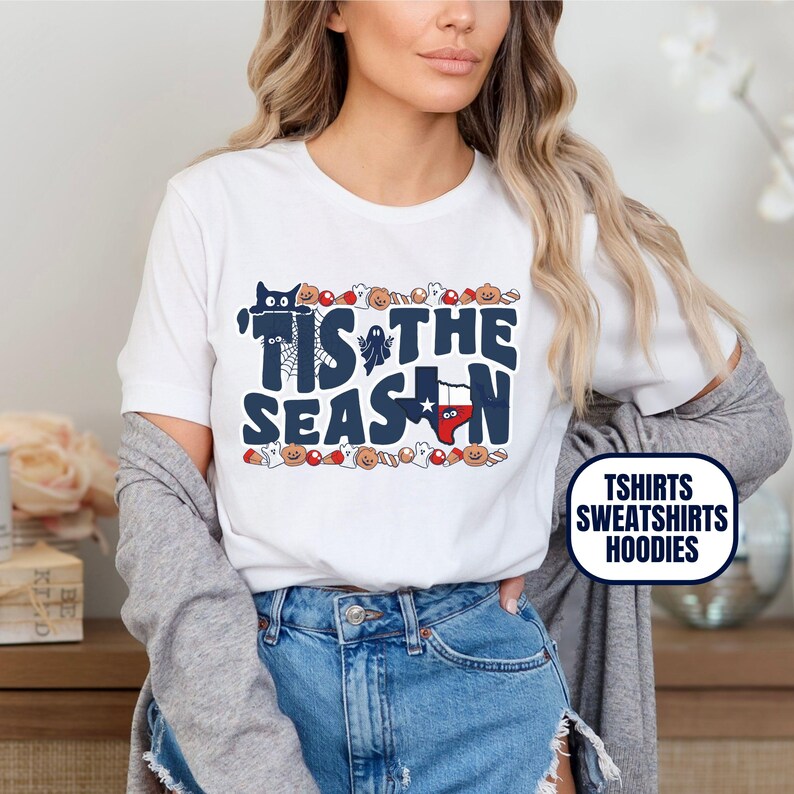 Halloween Houston Football Apparel, Tee Crewneck Sweatshirt Hoodie