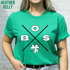 Boston Basketball Unisex Apparel, Mens & Womens T-shirts/Crewneck Sweatshirts/Hoodies, Gift for Sports Fan, Game Day Outfit, BOS Shamrock