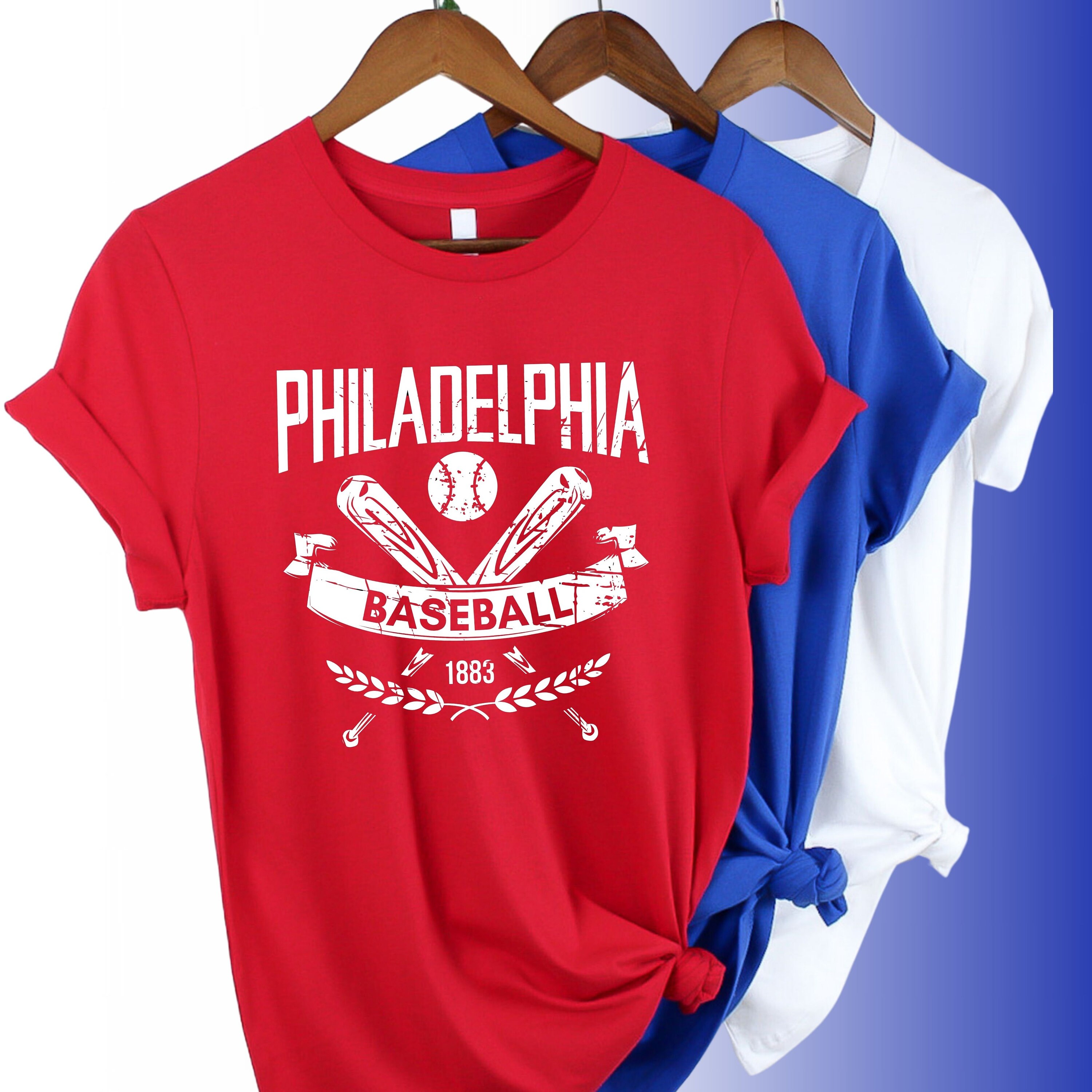 Vintage Style Philadelphia Baseball  Apparel, T-shirt, Crewneck Sweatshirt, Hoodie, Mens & Womens, Gift For Sports Fan, Game Day Gear Outfit