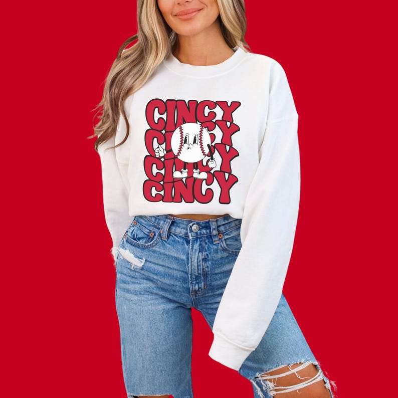 Unisex Cincinnati Baseball Apparel, Mens & Womens Tees, Crewneck