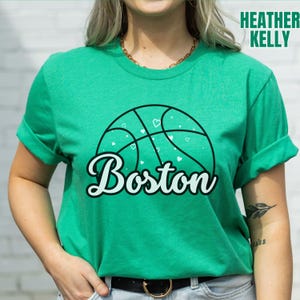 Unisex Boston Basketball T-shirt Crewneck Sweatshirt Hoodie, Mens & Womens Apparel, Gift For Sports Fan, Game Day Gear Outfit, Boston Hearts