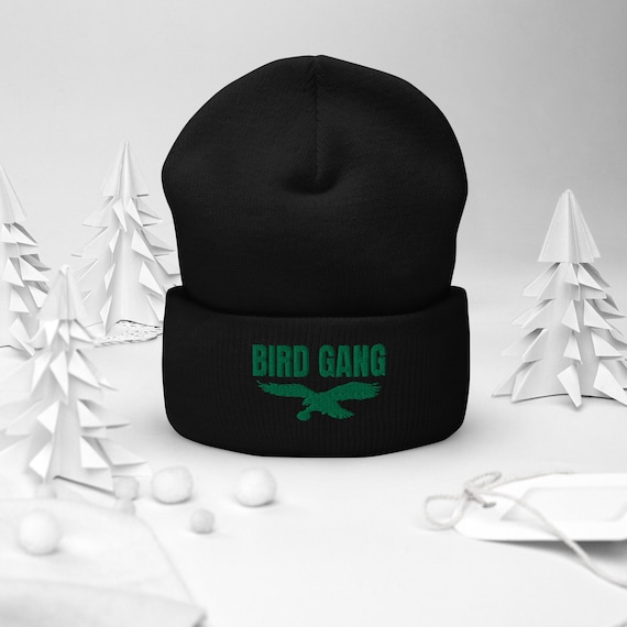 Embroidered Bird Gang Beanie, Philadelphia Football Winter Hat, Gift For Philly Sports Fan